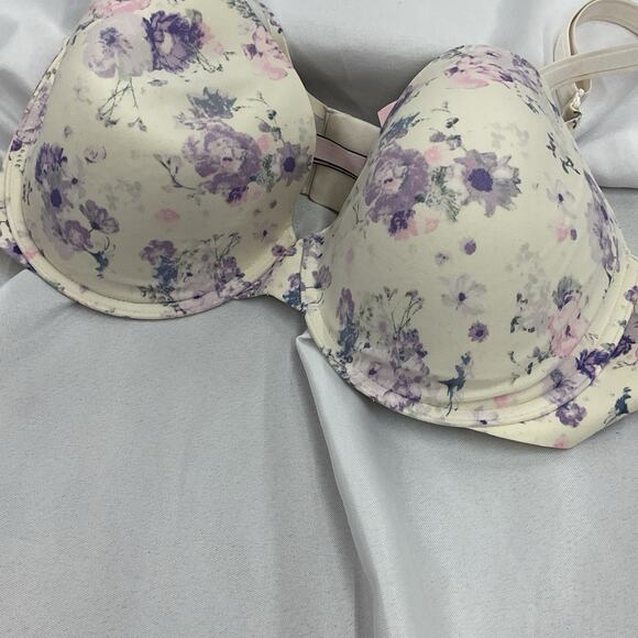 Victoria’s Secret VS Perfect Coverage bra size 38DDD Floral - Picture 2 of 5